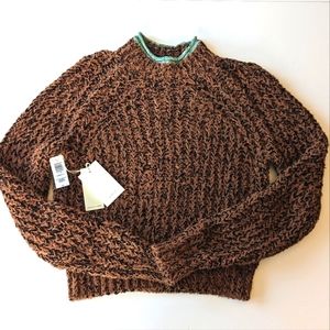 Wilfred Brown Confetti Sweater
